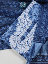 Printed Cotton Blend Unstitched Suit Piece With Dupatta